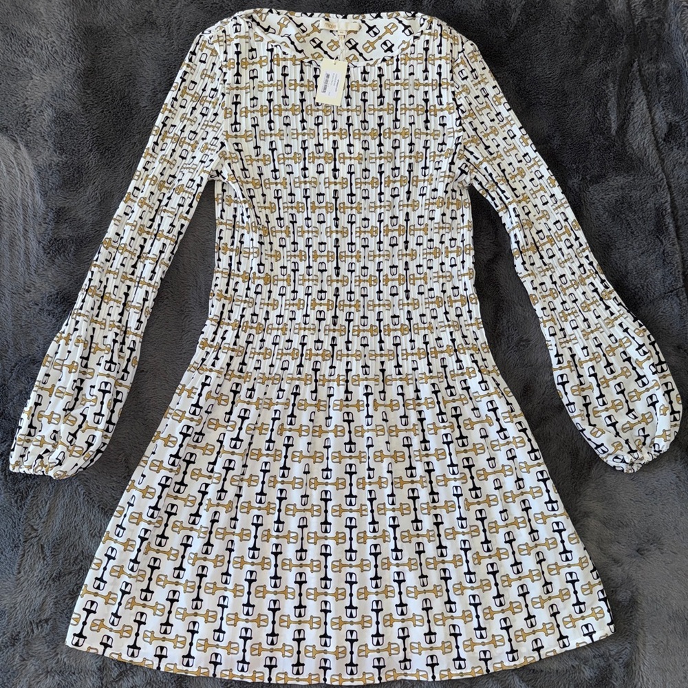 NWT Maje Paris long sleeve printed dress
